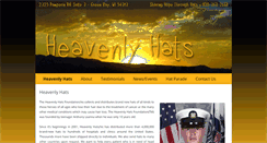 Desktop Screenshot of heavenlyhats.org
